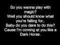 Dark Horse- Sam Tsui Ft. Peter Hollens Lyrics ...