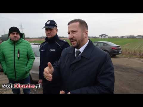 20.12.2018 Oleśnica - pikieta rolników z Dąbrowy