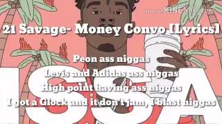 21 Savage &quot;Money Convo&quot; (Official Lyrics)