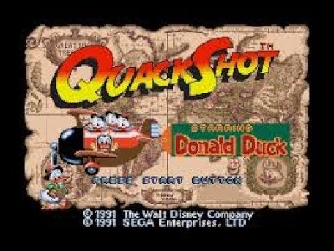 Quackshot: Starring Donald Duck Playthrough Megadrive (PAL) No Commentary