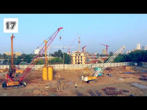 How foreigners build foundation piles for high-rise buildings