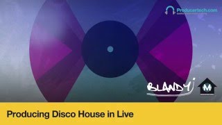 Video thumbnail for Producing Disco House in Live - Course Trailer by Producertech