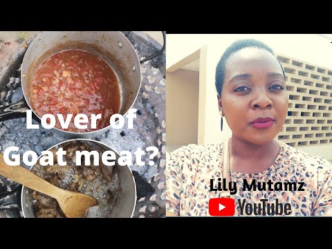 HOW TO COOK ZAMBIAN GOAT MEAT FROM ZAMBEEF USING MBAULA