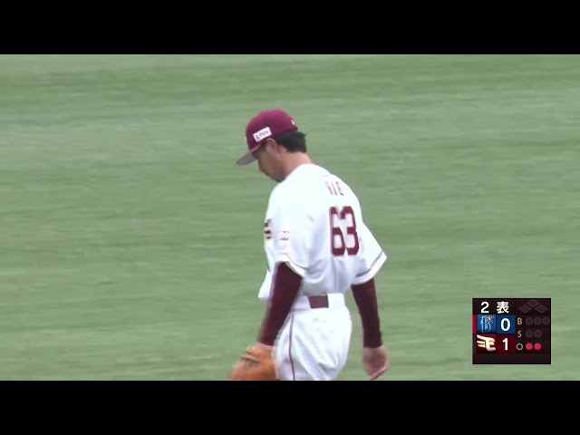 【ファーム】イーグルス・入江大樹 高いバウンドの打球を難なく捌く!! 2025年7月15日 東北楽天ゴールデンイーグルス 対 横浜DeNAベイスターズ
