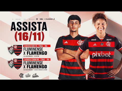 Campeonato Carioca Sub-15 e Adulto Feminino - Final - Jogo 1 | Fluminense x Flamengo - AO VIVO