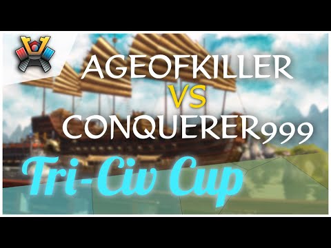 [AoE3] ageofkiller vs Conquerer999— Round of 16 — Tri Civ Cup // ESOC Grand Tour S2