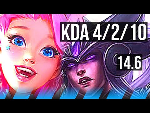 SERAPHINE vs SYNDRA (MID) | 4/2/10, 400+ games | NA Master | 14.6