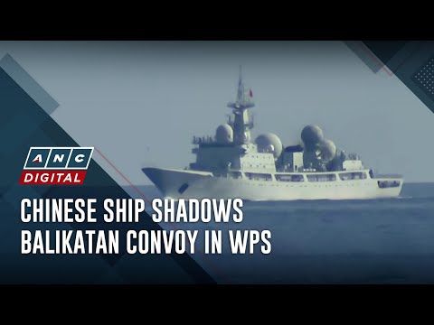 Chinese ship shadows Balikatan convoy in WPS ANC
