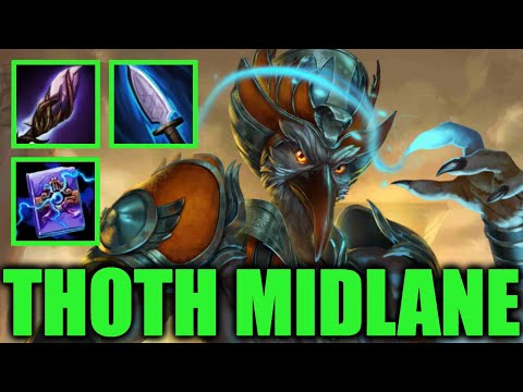 The Best Thoth Returns To Midlane | Smite Ranked