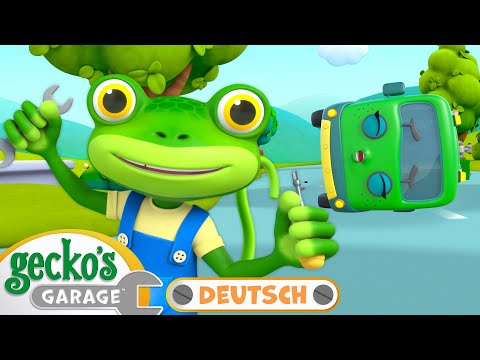 Recycling-Tag mit Reparaturen | 30-minütige Zusammenstellung｜Geckos Garage Deutsch｜LKW für Kinder 🦎