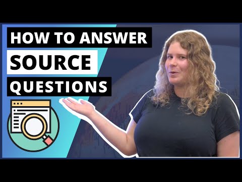 How to Answer Source Questions in History