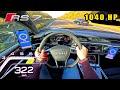 1040HP Audi RS7 Does 320KMH 200MPH Like It S Nothing