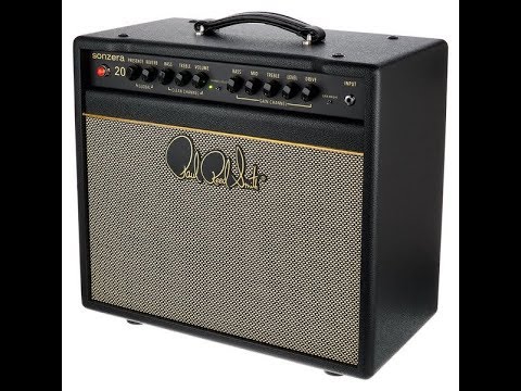 PRS Sonzera 20 combo amp demo with Humbuckers (Les Paul)