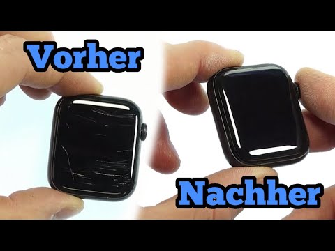 Apple Watch Kratzer Selbst Entfernen - Kein Tausch - Neueste Anwendung - Zcratch UV