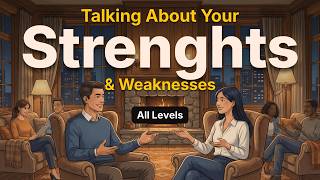 How to Talk About Your Strengths & Weaknesses in English | Speaking Practice | Shadowing