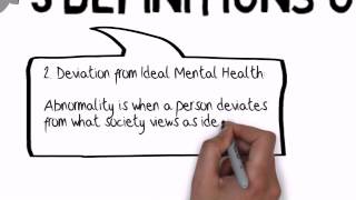 Defining Abnormality