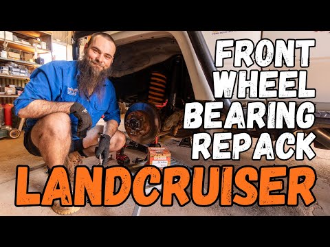 70 Series Landcruiser - How to Repack Front Wheel Bearings