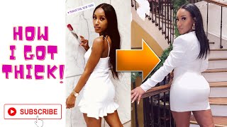 HOW I GOT THICK | BEFORE &amp; AFTER WEIGHT GAIN JOURNEY (PART 1)