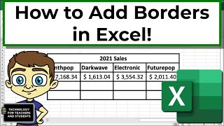Add Borders and Draw Borders in Excel