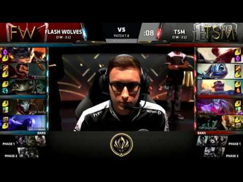 [MSI 2017] - FW vs TSM (Bo1) (Day2)  [11- 5 - 2017] MSI Group Stage ll Flash Wolves vs Team SoloMid