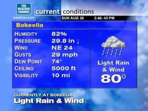 WeatherStar XL Emulation - Bokeelia, FL (T.S. ISSAC) - Sunday, August 26, 2012 (2:50 PM EDT)