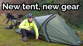 UK Welsh Winter Gravel bikepacking camp with the Vango Hydra 200 tent