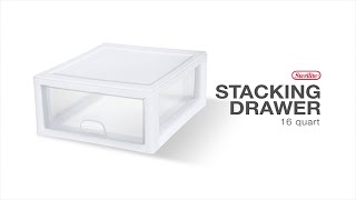 Sterilite 16 Qt. Stacking Drawer