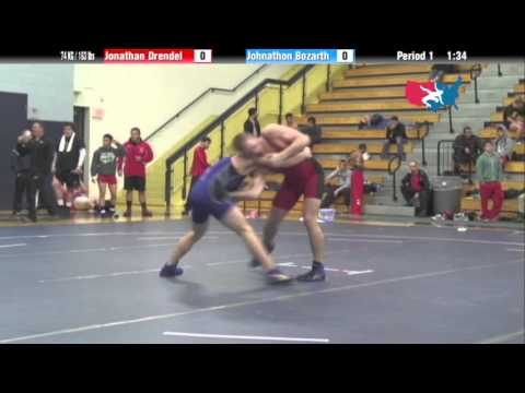 GR 74 KG - CQF - Jonathan Drendel (USOEC) vs. Johnathon Bozarth (USOEC)