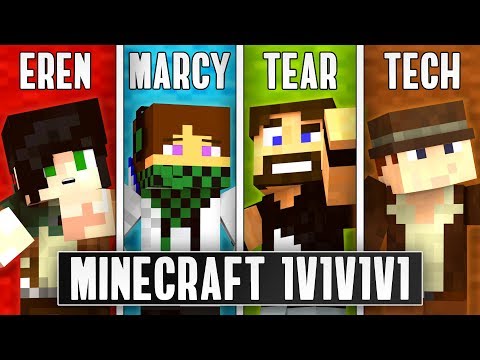 MINECRAFT 1v1v1v1 EGG CHALLENGE! [ITA] w/ErenBlaze, Marcy & Tech4Play