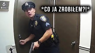 Fatalny błąd policjanta. Horror podczas interwencji.