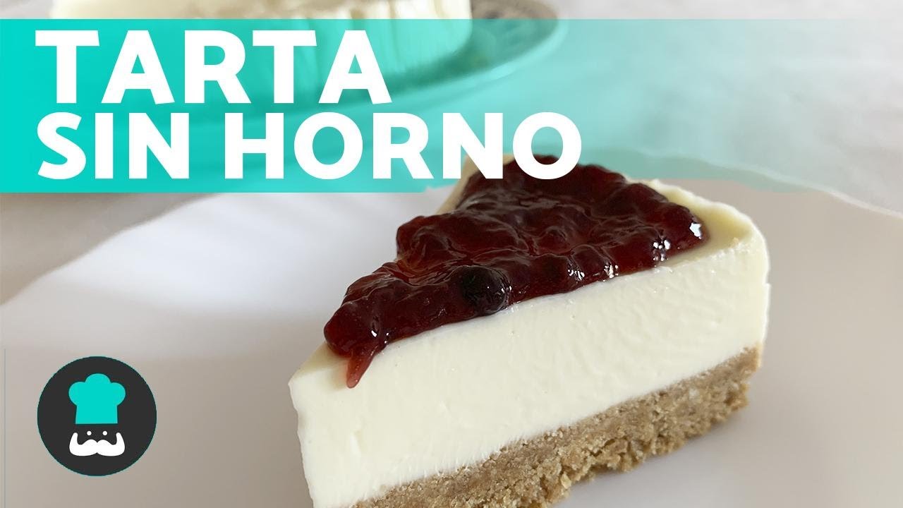 Tarta de queso SIN HORNO ?? Receta FÁCIL con gelatina