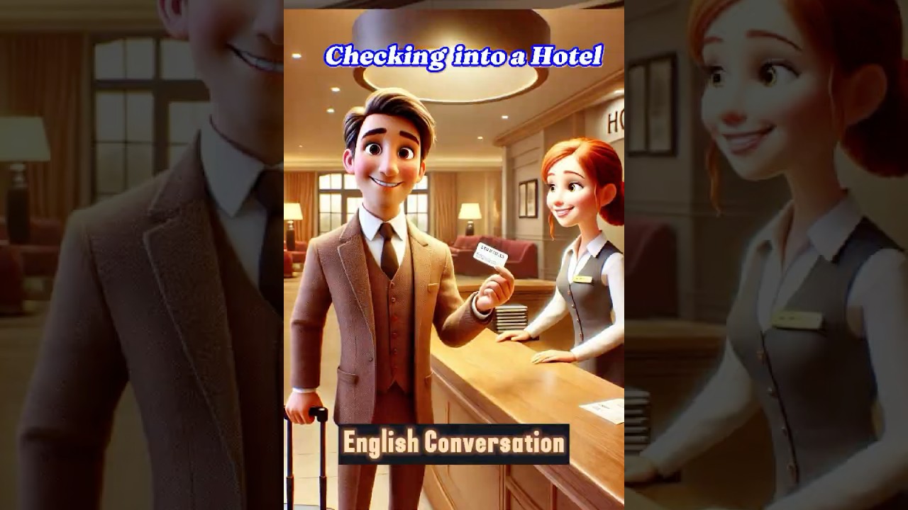Checking into a Hotel  #LearnEnglish #CheckingIntoAHotelInEnglish #BeginnerEnglish #EnglishForTravel