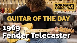 Video thumbnail for Guitar of the Day: 1969 Fender Telecaster Blonde | Norman's Rare Guitars by Normans Rare Guitars