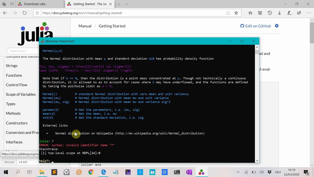 Programming with Julia 1: installation and the REPL