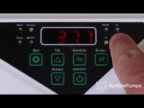 Spitfire Solar Pump - Controller Functions Quick Guide