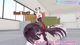 lazy Azki is teased by Choco-sensei