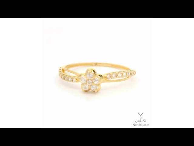 خاتم ذهب عيار 18 (RN.5360)