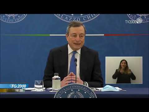 Covid, Draghi: "Dal 26 aprile torna la zona gialla. Riaprono scuole a attività all'aperto".