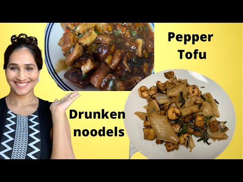 2 Awesome Tofu Recipes | Tofu Pepper | Best Drunken Noodles | Recipes in Telugu || Lalitha Gavireddi
