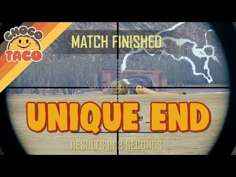 A Very Unique Ending - chocoTaco PUBG Gameplay