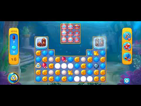 Fishdom Easy Level 10753 (with ingamr lightning and bomb boosters) @choraelmin