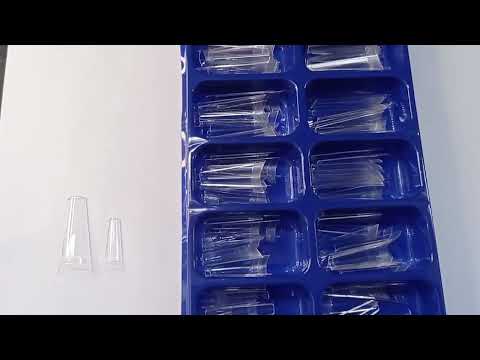 CARTELA DE UNHA A. TIPS BAILARINA ZEM COM 100 UN