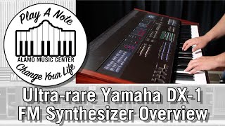 Video thumbnail for Ultra-rare Yamaha DX-1 FM Synthesizer Overview - Approximately 140 Initially Made! by Alamo Music Center