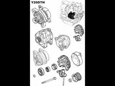 Генератор опель схема