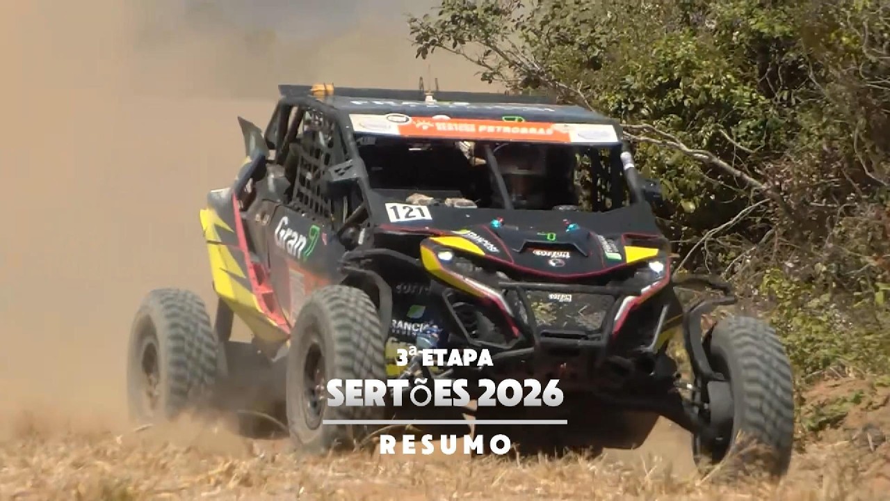 Sertões 2026: Liderança muda de mãos nos UTVs na etapa mais longa