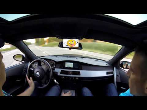 BMW M5 STREET DRIFT POWERSLIDE & Acceleration Sounds @ Onboard бмв м5 дрифт