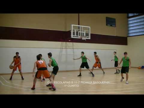 C.B. ESCOLAPIAS B 64-55 PICANYA BASQUET 01