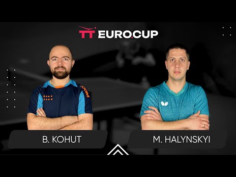 12:50 Bohdan Kohut  - Mykola Halynskyi 20.10.2024  TT Euro.Cup Ukraine ELITE. TABLE 3