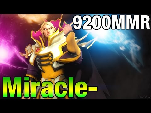 Miracle- 9200MMR Invoker - Ranked SOLO - Dota
