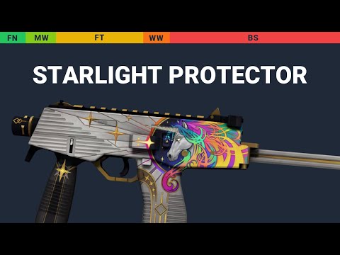 MP9 Starlight Protector - Skin Float And Wear Preview